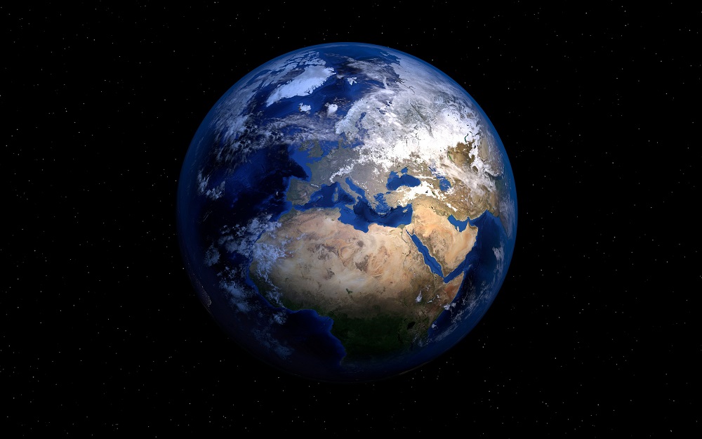 a view of Earth from space